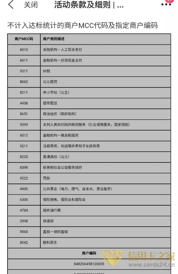 交行信用卡周周刷活动，这些MCC码商户别刷 